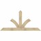 Ekena Millwork Richland Rough Sawn Timber Gable Bracket, Douglas Fir, 84"W x 42"H x 4"D x 6"F, 12/12 Pitch GBW084X42X0406RIC00RDF - alternate 1